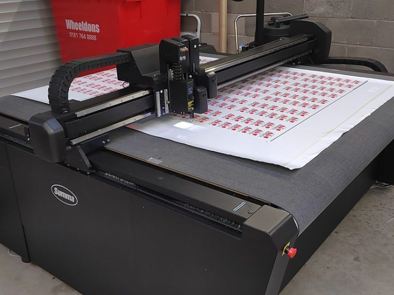 Summa F1612 Flatbed Cutter in action at Rochdale Signs