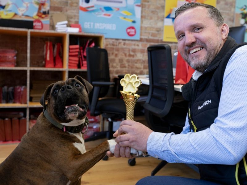 Innotech’s Tony Murgatroyd with Gary