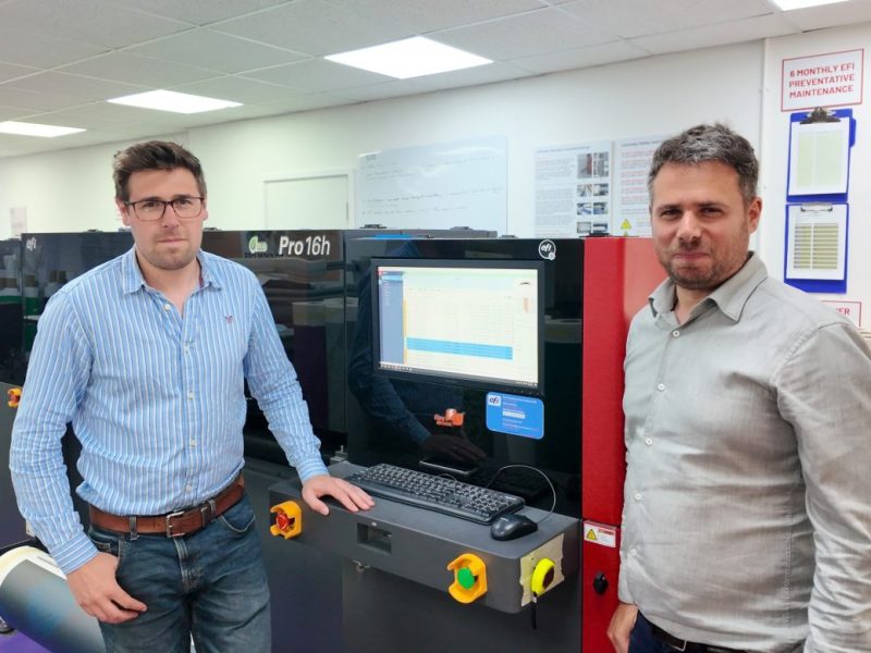 James Vicefield and Ross Pike with the EFI Pro 16h