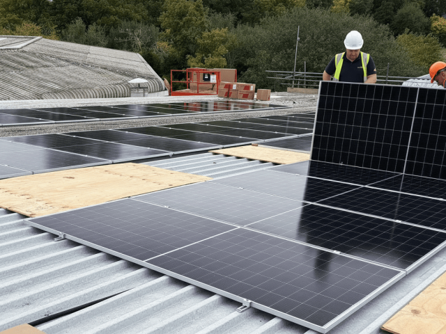 Over 648 panels have been fitted at Papergraphics premises in Crawley