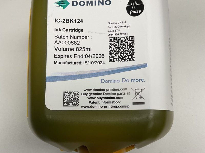 Domino products now all feature QR codes providing a range of detailed information