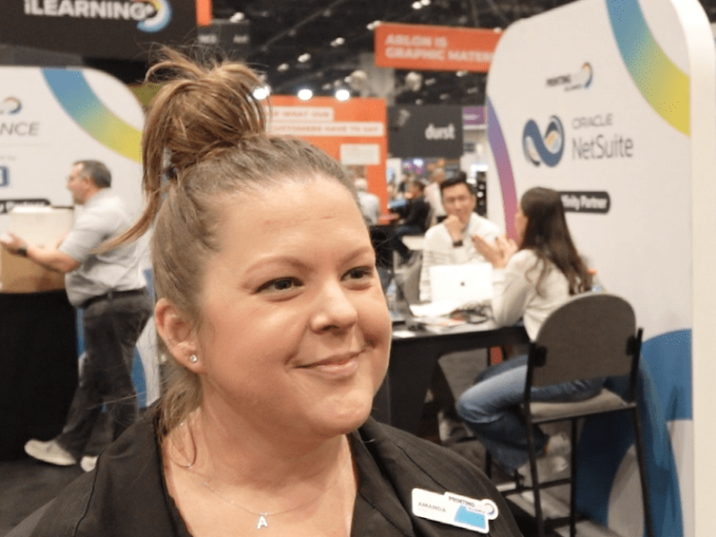 Amanda Kliegl, VP of PR for PRINTING United Expo