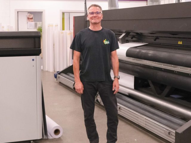 Simon Ward, Print Manager at Greens the Signmakers