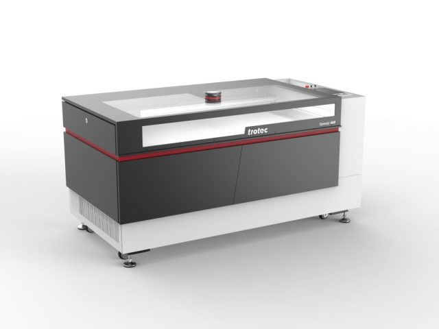 The Trotec Speedy 480 Black Line laser production system