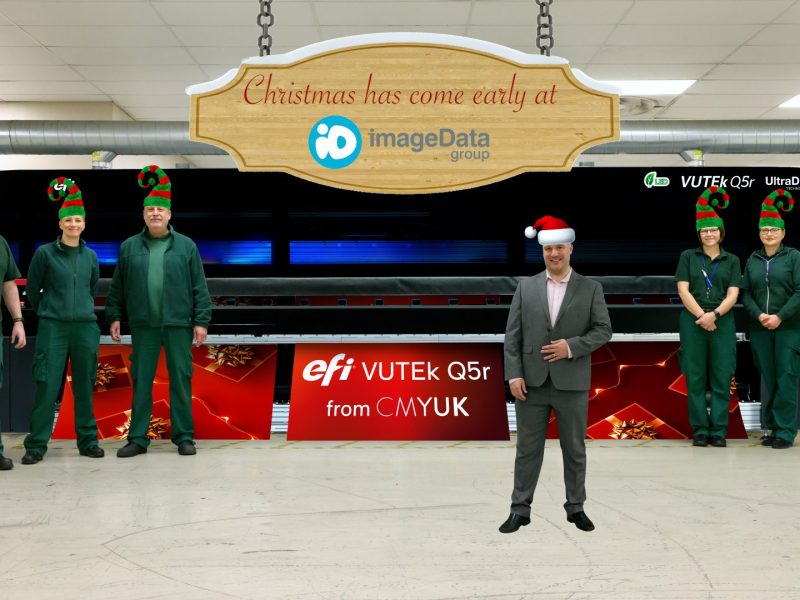 A change of supplier, a shift to a new technology manufacturer, and an early December install has brought a Christmas forward for this family-owned print group