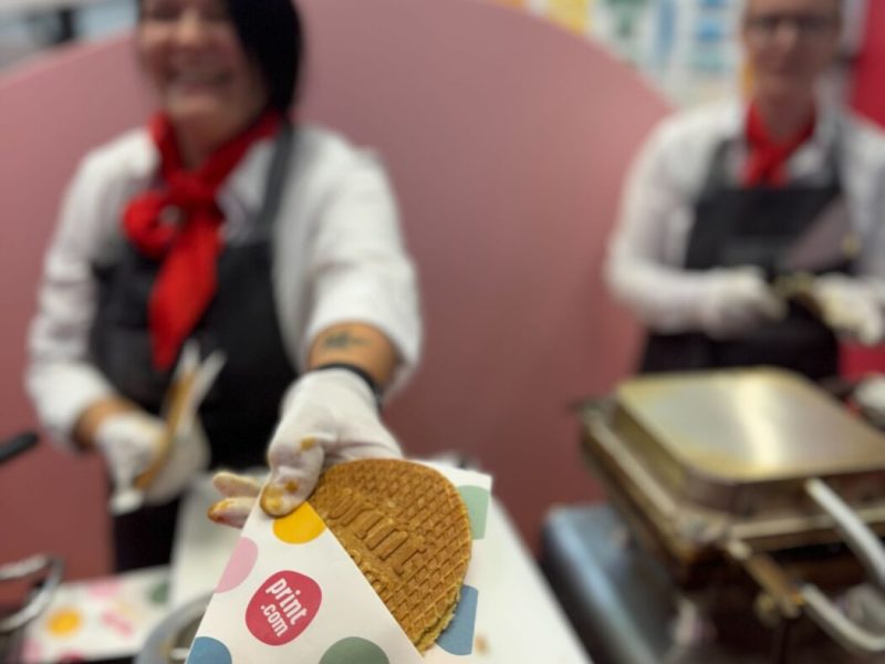 The stroopwafels will be back at The Print Show on the Print.com stand