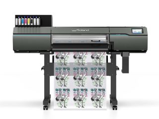 The Roland TY-300 DTF print has been updated for greater ink capacity