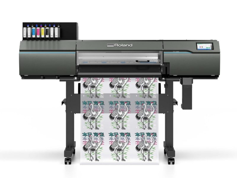 The Roland TY-300 DTF print has been updated for greater ink capacity
