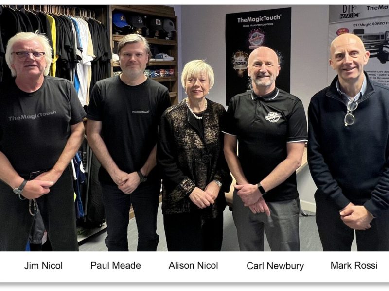 The team at TheMagicTouch which has become an Employee Ownership Trust