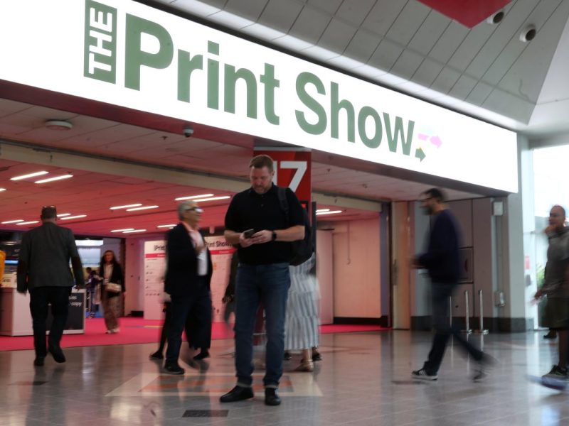 the print show entrance