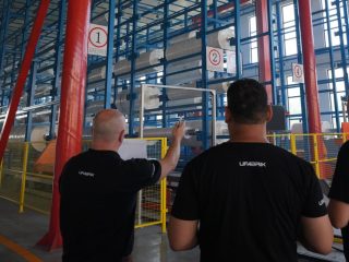 A range of UFABRIK-branded large format textile rolls for display graphics