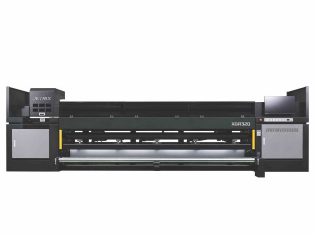 The first European reveal of InkTec’s brand new JETRIX XGR320 Roll-to-Roll LED UV Printer will be at FESPA 2023