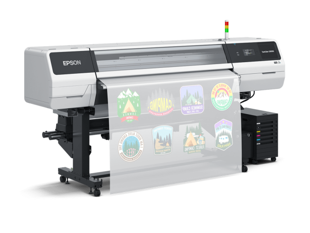 The new Epson SureColor G9000 high-production DTFilm printer.