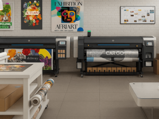 The new HP large format printing range is available now from Antalis in the UK