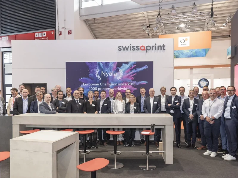 The swissQprint team are looking forward to drupa