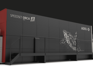 Agfa SpeedSet Orca digital folding carton printer