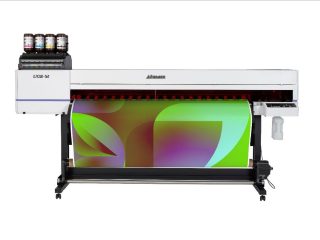 The Mimaki UJV200 can be seen at Hybrid Services' Crewe showroom and online