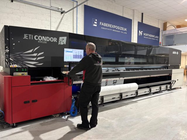 FaberExposize's new Jeti Condor in situ