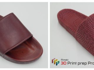image shows 3D printed slider created using Mimaki 3D Print Prep Pro v2.0 software
