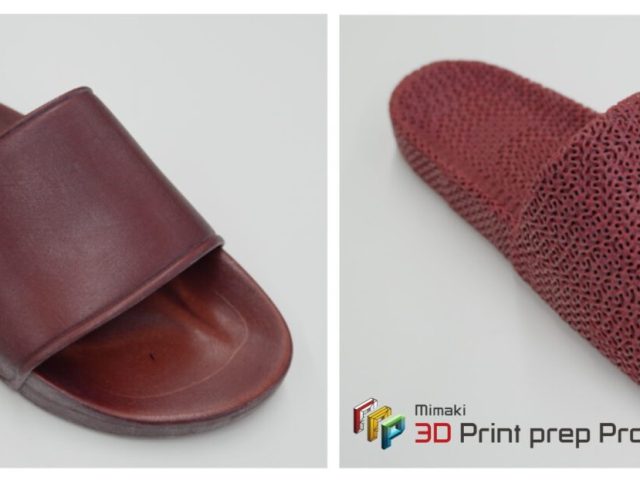 image shows 3D printed slider created using Mimaki 3D Print Prep Pro v2.0 software